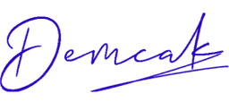 Signature of Igor Demcak